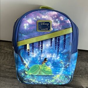 Loungefly Tiana backpack - Blue and Green